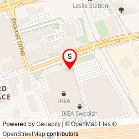 IKEA Restaurant & Cafe on Provost Drive, Toronto Ontario - location map