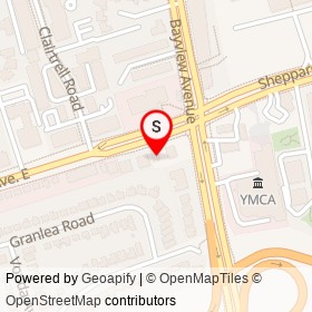 On the Run on Sheppard Avenue East, Toronto Ontario - location map