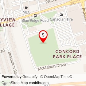 Concord Park Place on , Toronto Ontario - location map