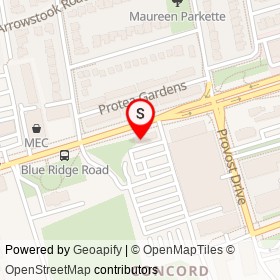 Peking man restaurant on Sheppard Avenue East, Toronto Ontario - location map