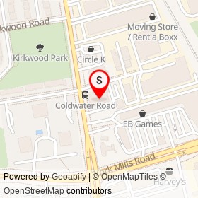 Shoppers Drug Mart on Leslie Street, Toronto Ontario - location map