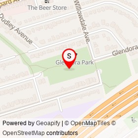 Splash Pad on Avondale Avenue, Toronto Ontario - location map
