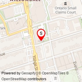 No Name Provided on Glendora Avenue, Toronto Ontario - location map