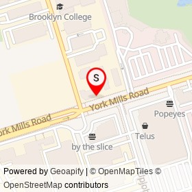 Tim Hortons on York Mills Road, Toronto Ontario - location map