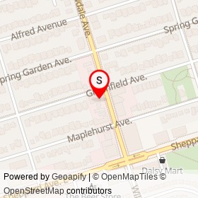 Reprodux on Greenfield Avenue, Toronto Ontario - location map