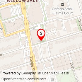 No Name Provided on Glendora Avenue, Toronto Ontario - location map