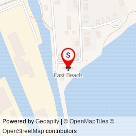 East Beach on , Port Hope Ontario - location map
