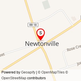 Our Convenience Store on Newtonville Road, Clarington Ontario - location map