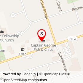 Clark Meats on King Avenue East, Clarington Ontario - location map
