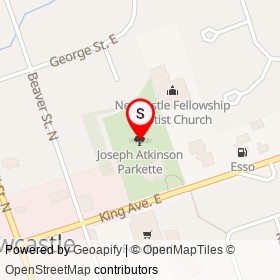 Joseph Atkinson Parkette on , Clarington Ontario - location map