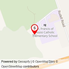 Newcastle Dog Park on Highway 401, Clarington Ontario - location map