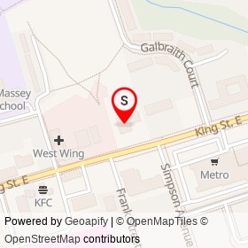 Home Hardware Building Centre on King Street East, Clarington Ontario - location map