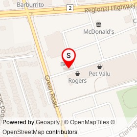 Copper Branch on Green Road, Clarington Ontario - location map