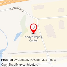 Andy's Repair Center on Port Darlington Road, Clarington Ontario - location map