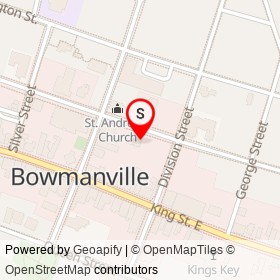 Square Boy Pizza & Subs on Church Street, Clarington Ontario - location map