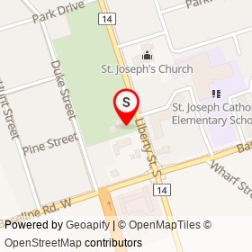 Slash Pad on Liberty Street South, Clarington Ontario - location map