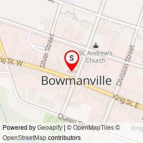 BMO on King Street West, Clarington Ontario - location map