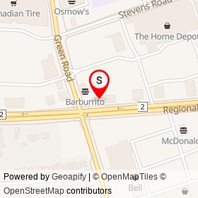 St. Louis Bar & Grill on Regional Highway 2, Clarington Ontario - location map
