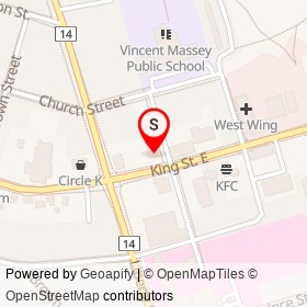 Remedy'sRx on King Street East, Clarington Ontario - location map