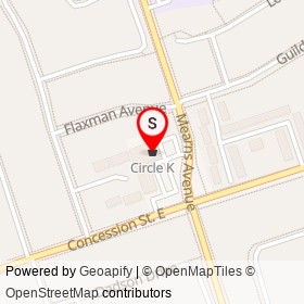 Circle K on Mearns Avenue, Clarington Ontario - location map