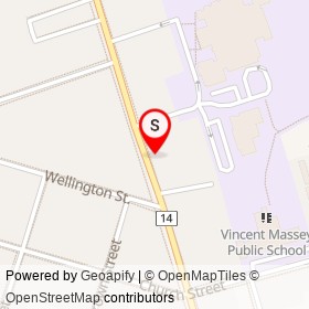 Clarington Optometric Centre on Liberty Street North, Clarington Ontario - location map