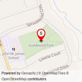 Guildwood Park on , Clarington Ontario - location map