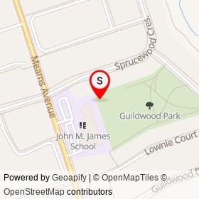 No Name Provided on Sprucewood Crescent, Clarington Ontario - location map