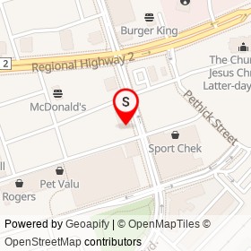 TD Canada Trust on Clarington Boulevard, Clarington Ontario - location map