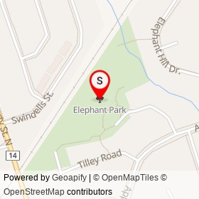 Elephant Park on , Clarington Ontario - location map