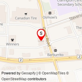 LCBO on Green Road, Clarington Ontario - location map