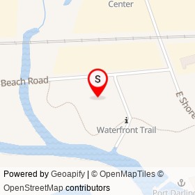 Dave Boyd Memorial Dog Park on Waterfront Trail, Clarington Ontario - location map