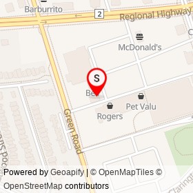 Freedom Mobile on Green Road, Clarington Ontario - location map