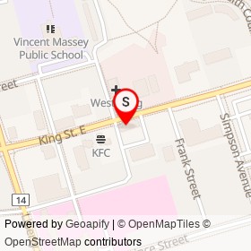 Pharmasave on King Street East, Clarington Ontario - location map