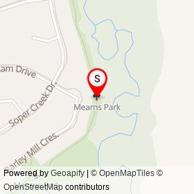 Mearns Park on , Clarington Ontario - location map