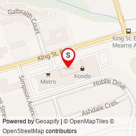 Pet Valu on King Street East, Clarington Ontario - location map