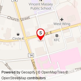 RBC on Lambert Street, Clarington Ontario - location map