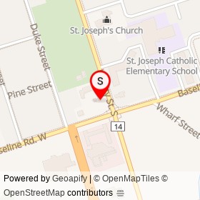 Pioneer on Liberty Street South, Clarington Ontario - location map