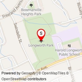 Longworth Park on , Clarington Ontario - location map