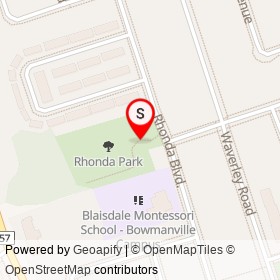No Name Provided on Rhonda Boulevard, Clarington Ontario - location map