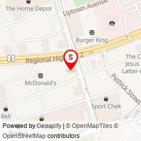 Kelsey's on Clarington Boulevard, Clarington Ontario - location map