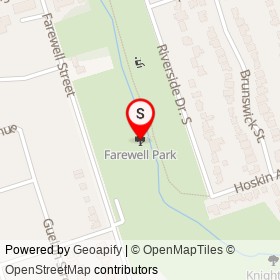 Farewell Park on , Oshawa Ontario - location map