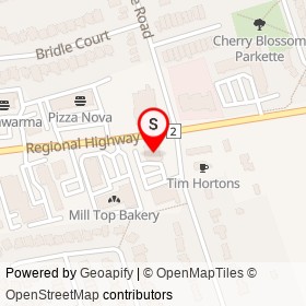 The Courtyard on Regional Highway 2, Clarington Ontario - location map