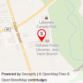 Dollarama on Wentworth Street West, Oshawa Ontario - location map