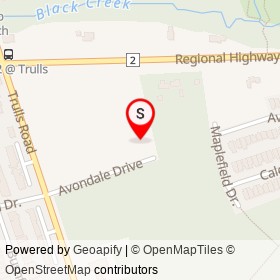 Dollarama on Regional Highway 2, Clarington Ontario - location map