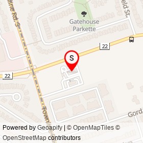 Shell on Bloor Street, Clarington Ontario - location map