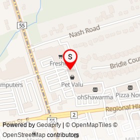 Little Caesars on Bridle Court, Clarington Ontario - location map