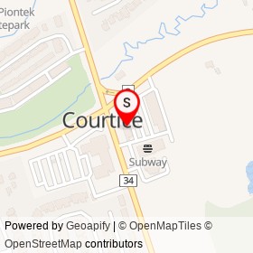 Coffee Time on Courtice Road, Clarington Ontario - location map