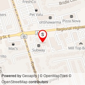 RBC on Regional Highway 2, Clarington Ontario - location map