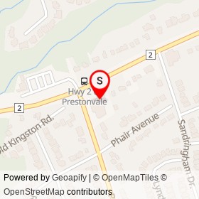 Clarington Convenience on Regional Highway 2, Clarington Ontario - location map