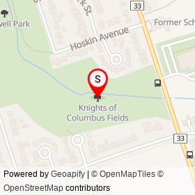 Knights of Columbus Fields on , Oshawa Ontario - location map